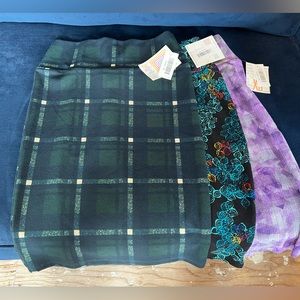 LulaRoe Cassie skirt XS NWT